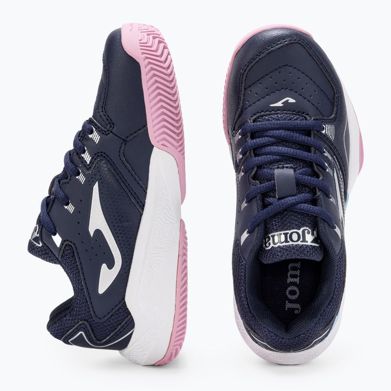 Vaikiški teniso batai Joma Master 1000 JR C navy blue/ pink 5