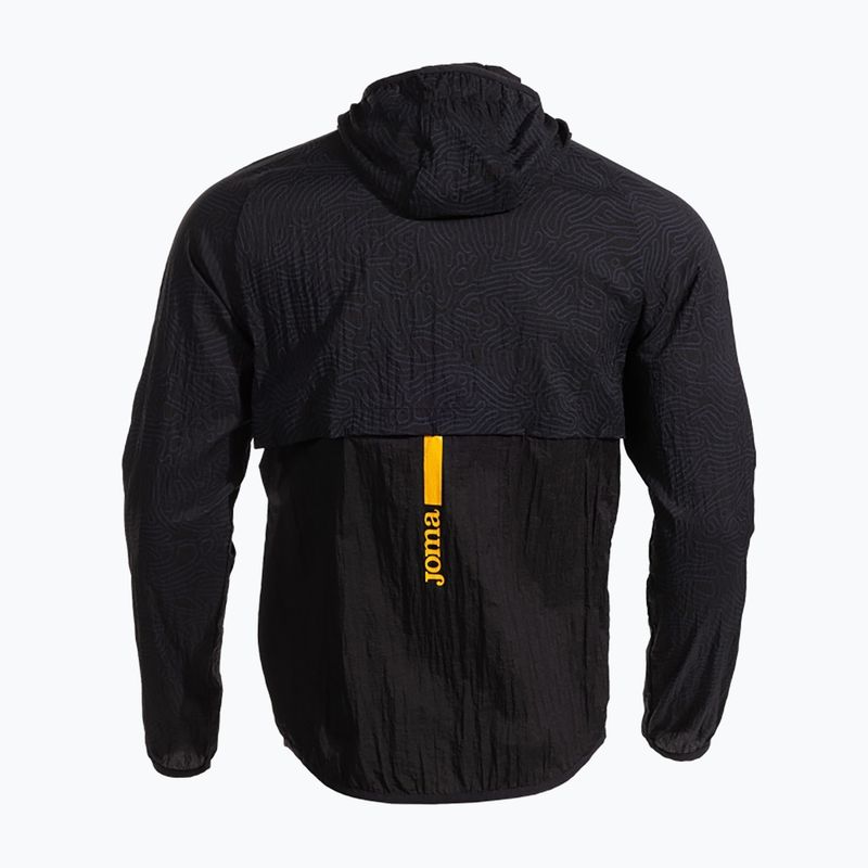 Vyriška bėgimo striukė Joma R-Trail Nature Raincoat black 2