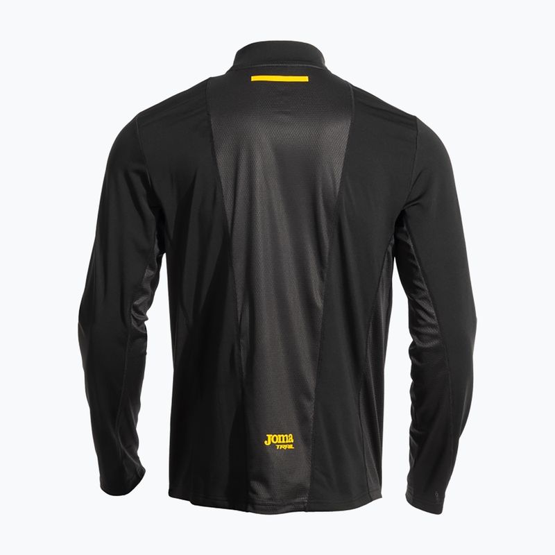 Vyriški bėgimo marškinėliai ilgomis rankovėmis Joma R-Nature black 2