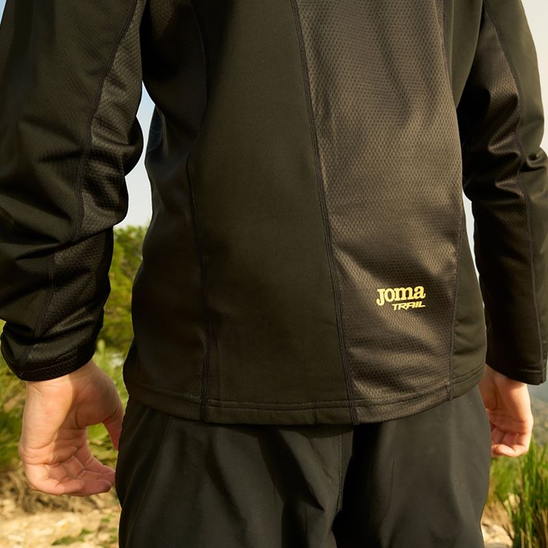 Vyriški bėgimo marškinėliai ilgomis rankovėmis Joma R-Nature black 9