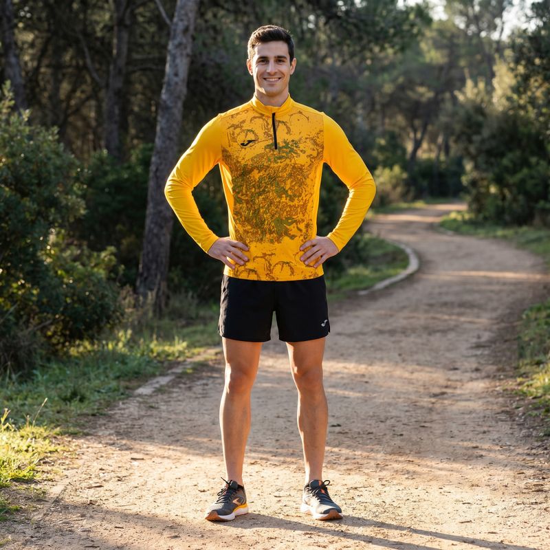 Vyriški bėgimo marškinėliai ilgomis rankovėmis Joma R-Nature gold 10