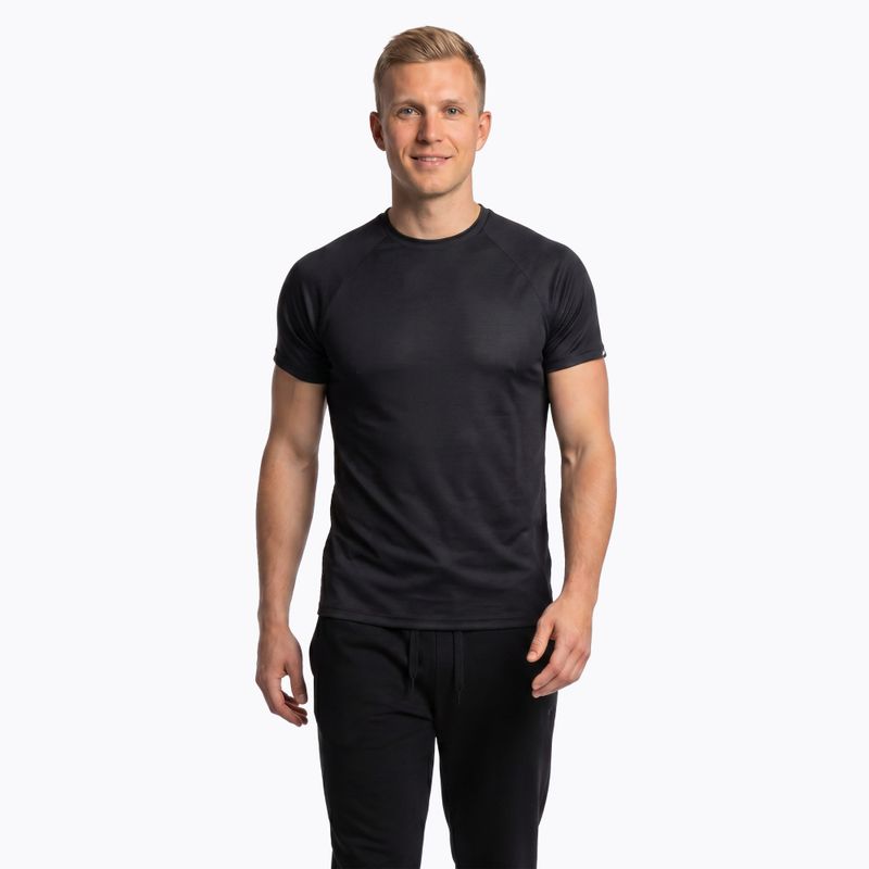 Vyriški bėgimo marškinėliai Joma R-Night Iconic black 3