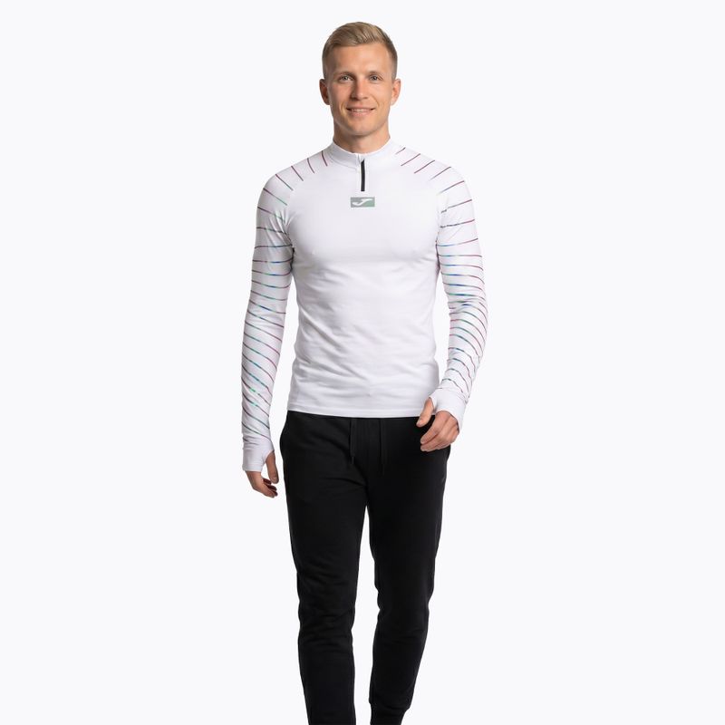 Vyriški bėgimo marškinėliai ilgomis rankovėmis Joma R-Night white 2