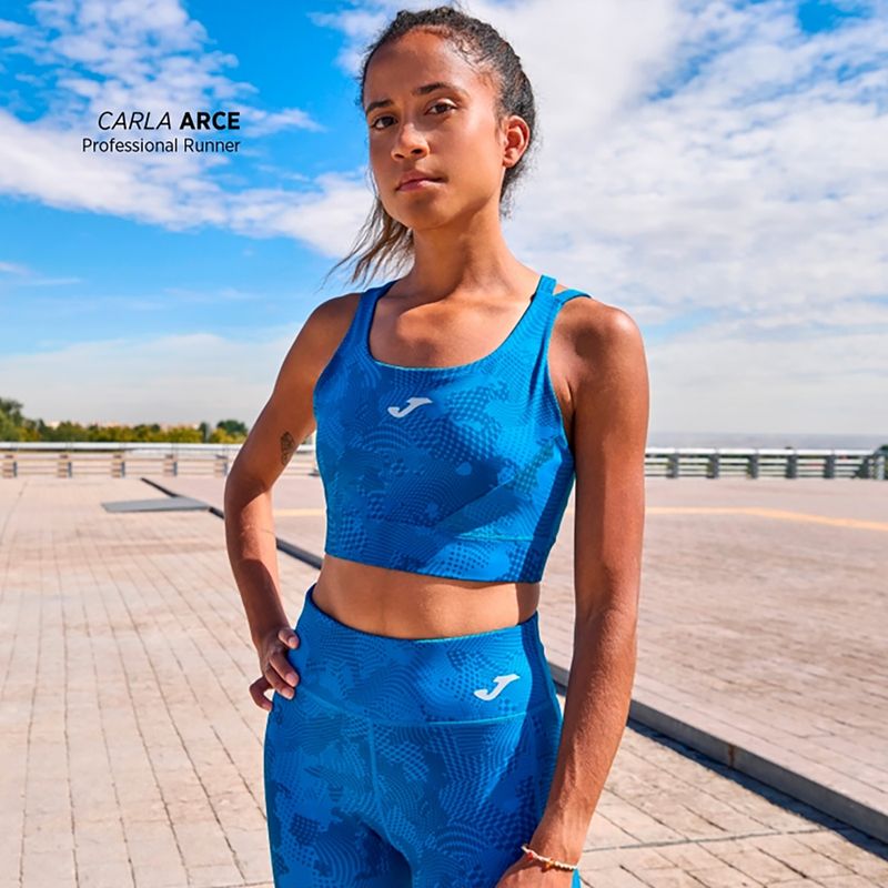 Moteriškas bėgimo topas Joma R-City Top royal 5