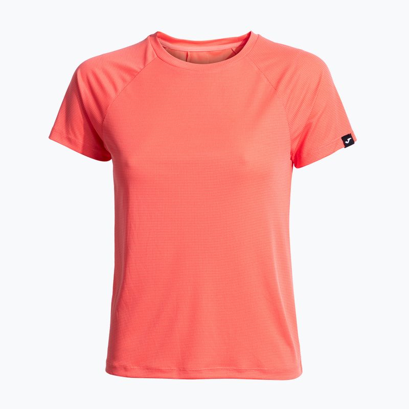 Moteriški bėgimo marškinėliai Joma R-Night Iconic coral