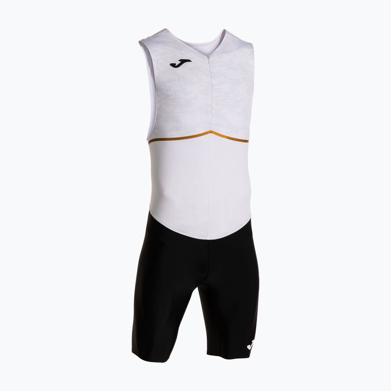 Vyriškas triatlono kostiumas Joma Record III Bodysuit white/black