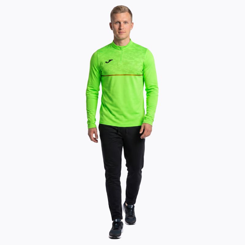 Vyriškas bėgimo džemperis Joma Record III fluor green 2