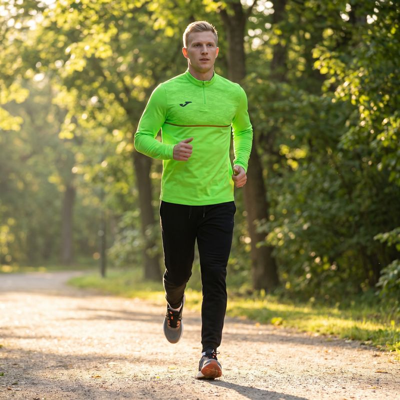 Vyriškas bėgimo džemperis Joma Record III fluor green 8