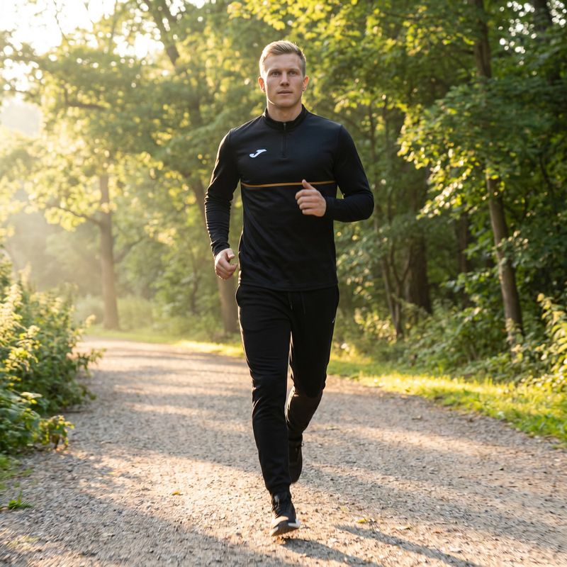 Vyriškas bėgimo džemperis Joma Record III black 7