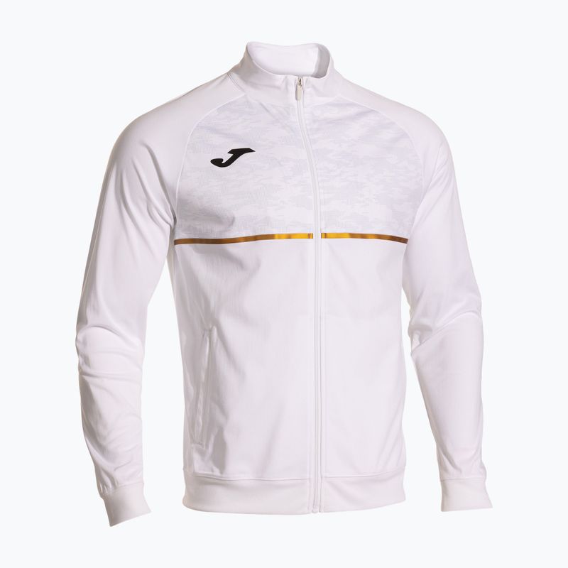 Vyriški bėgimo marškinėliai "Joma Record III Full Zip", balti