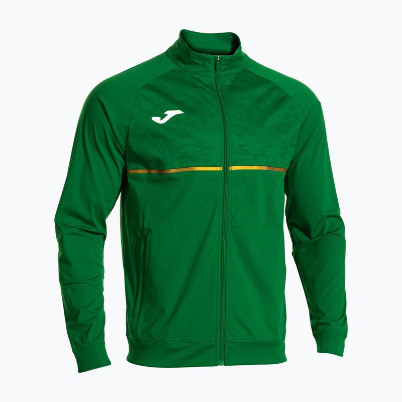 Vyriškas bėgimo džemperis Joma Record III Full Zip green
