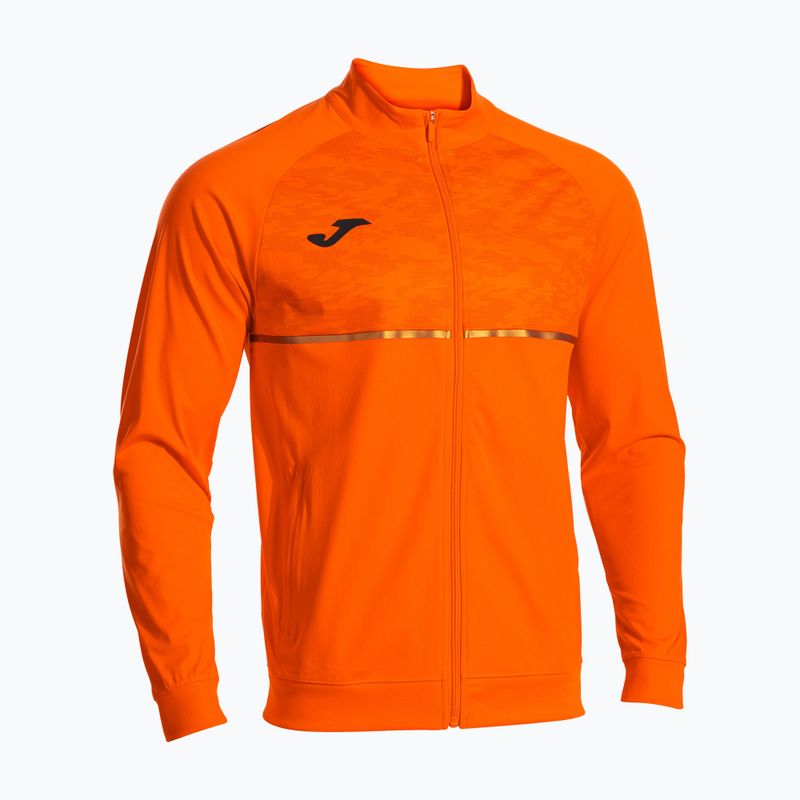 Vyriški bėgimo marškinėliai Joma Record III Full Zip orange