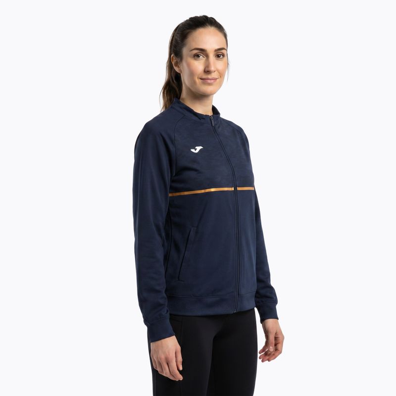 Moteriškas bėgimo džemperis Joma Record III Full Zip navy 3