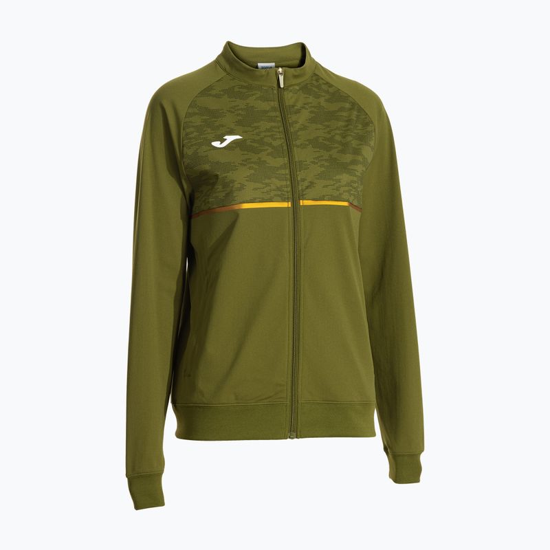 Moteriški Joma Record III Full Zip žali bėgimo marškinėliai