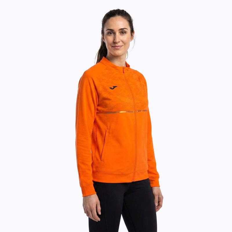 Moteriškas bėgimo džemperis Joma Record III Full Zip orange 2
