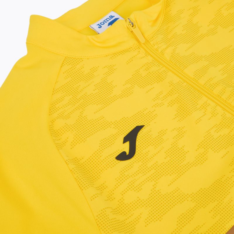 Moteriškas bėgimo džemperis Joma Record III Full Zip yellow 3