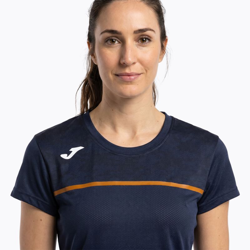 Moteriški bėgimo marškinėliai Joma Record III navy 4