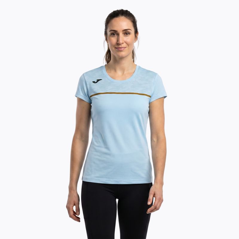 Moteriški bėgimo marškinėliai Joma Record III light blue 3