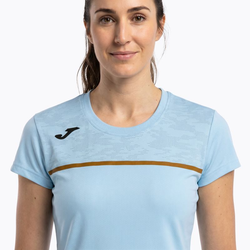 Moteriški bėgimo marškinėliai Joma Record III light blue 4