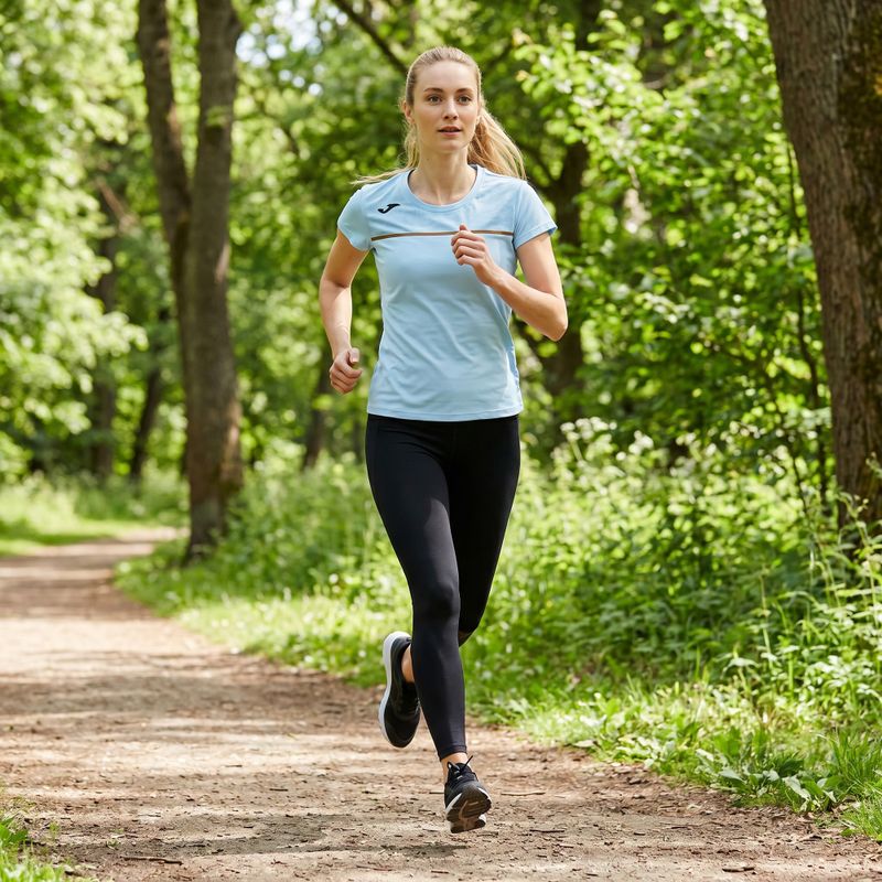 Moteriški bėgimo marškinėliai Joma Record III light blue 9