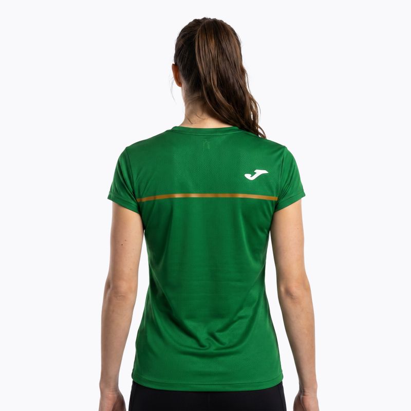 Moteriški bėgimo marškinėliai Joma Record III green 2
