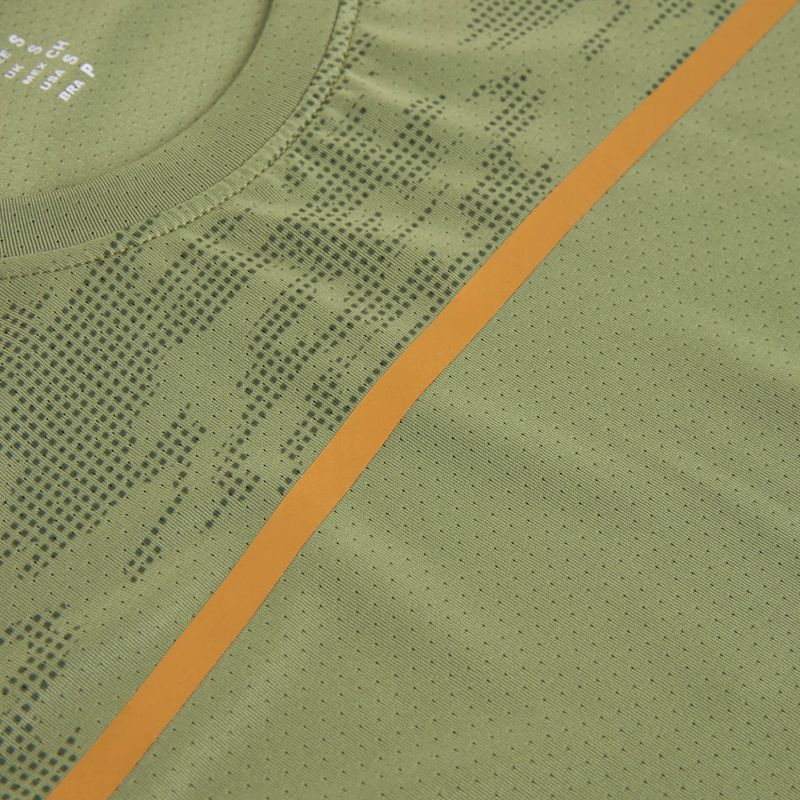 Moteriški bėgimo marškinėliai Joma Record III khaki 7