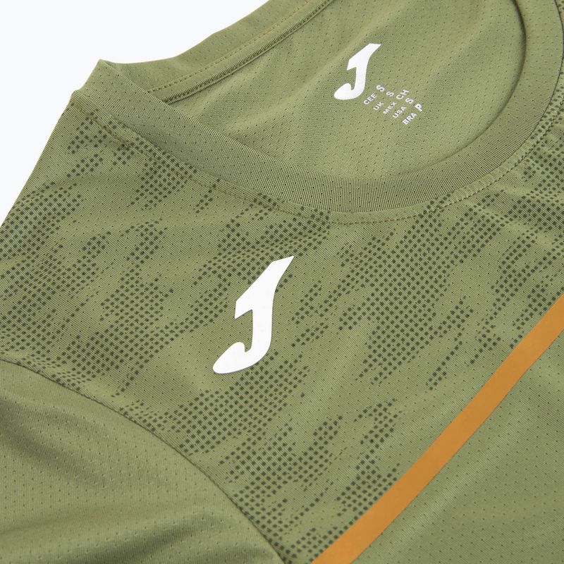 Moteriški bėgimo marškinėliai Joma Record III khaki 8