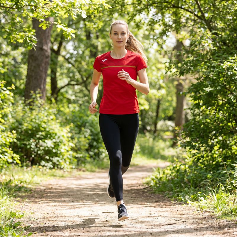 Moteriški bėgimo marškinėliai Joma Record III red 7