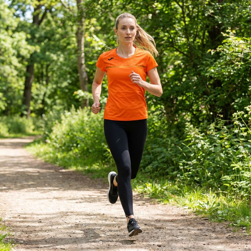Moteriški bėgimo marškinėliai Joma Record III orange 6