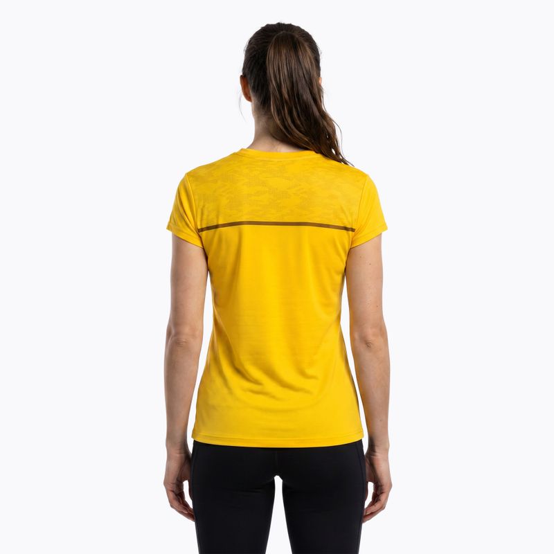 Moteriški bėgimo marškinėliai Joma Record III yellow 2