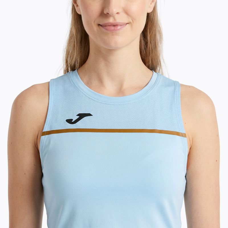 Moteriški bėgimo marškinėliai Joma Record III Top light blue 3