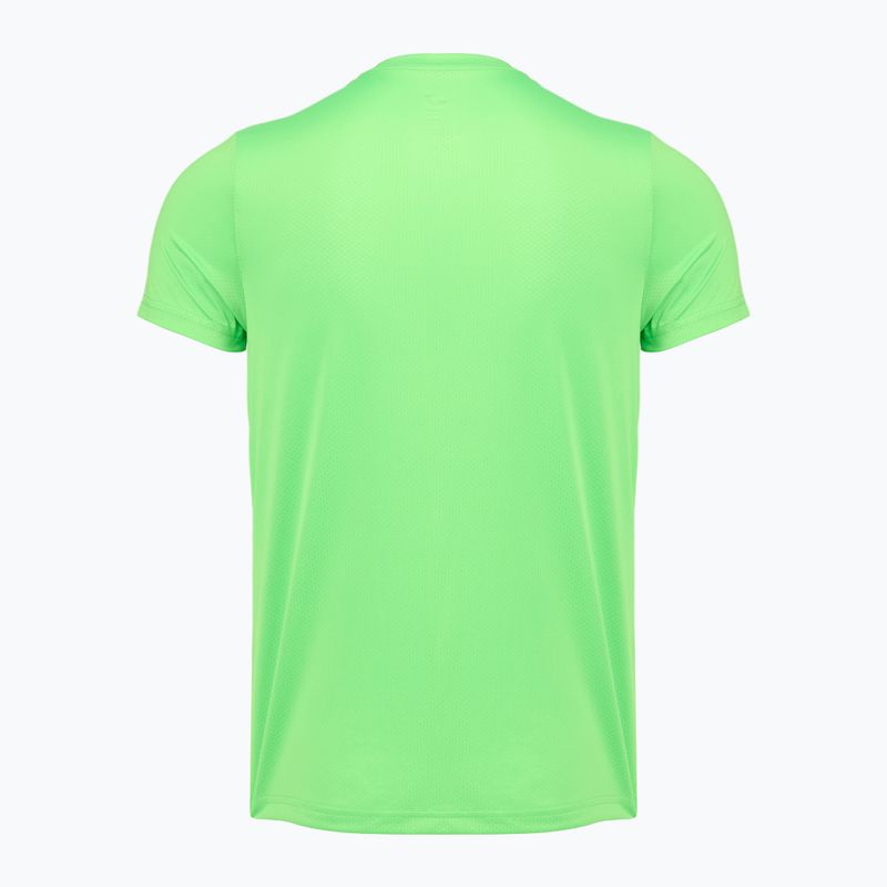 Vyriški bėgimo marškinėliai Joma Record III fluor green 2