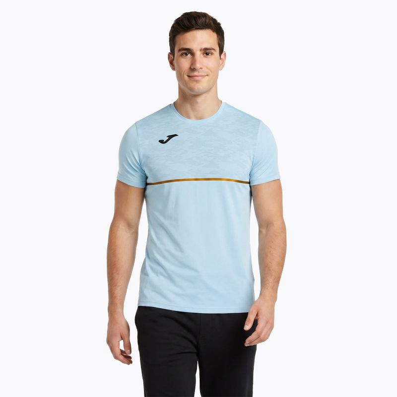 Vyriški bėgimo marškinėliai Joma Record III light blue 2