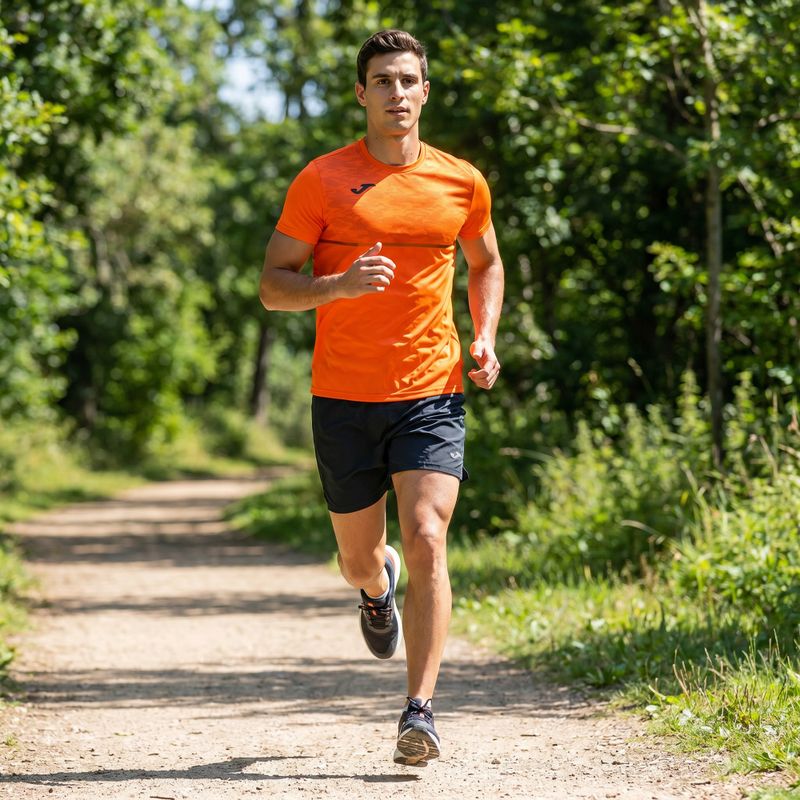 Vyriški bėgimo marškinėliai Joma Record III orange 7