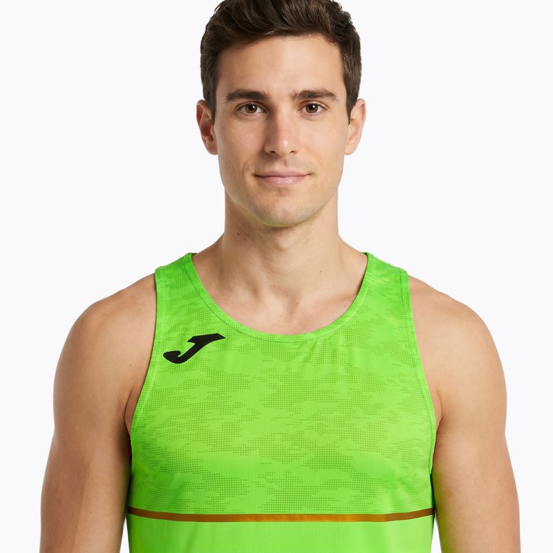 Vyriški bėgimo marškinėliai Joma Record III fluor green 3