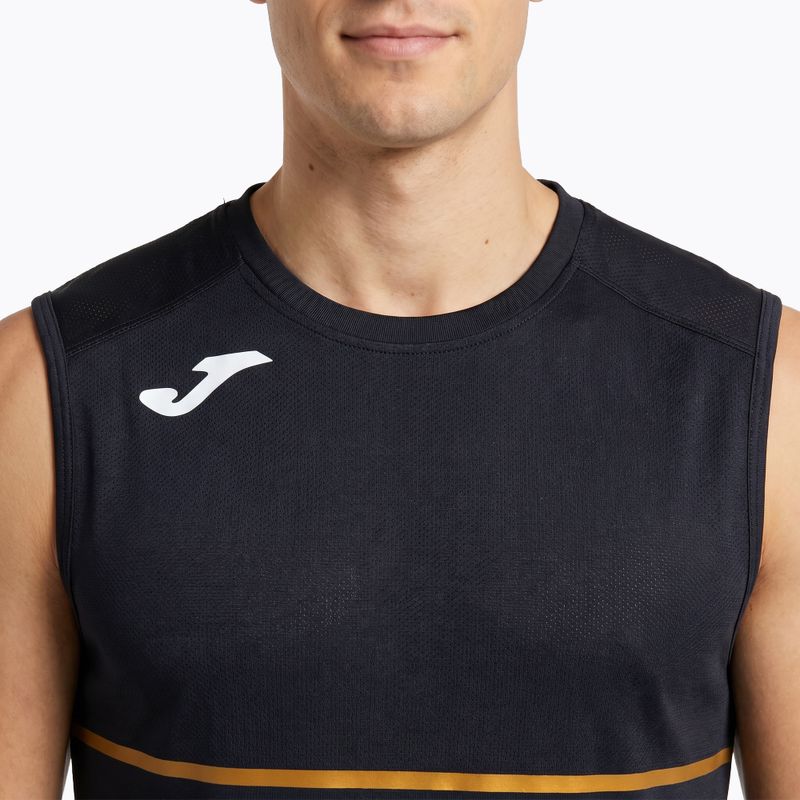 Vyriški bėgimo marškinėliai Joma Record III black 4