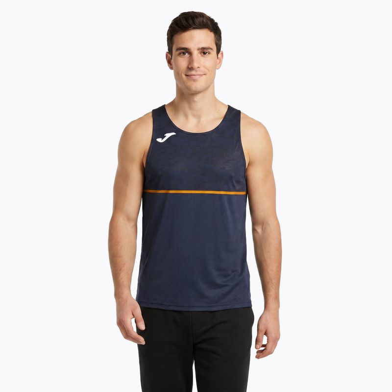 Vyriški bėgimo marškinėliai Joma Record III navy 3