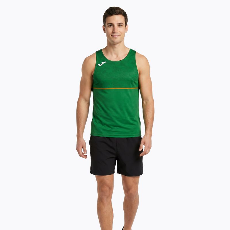 Vyriški bėgimo marškinėliai Joma Record III green 2