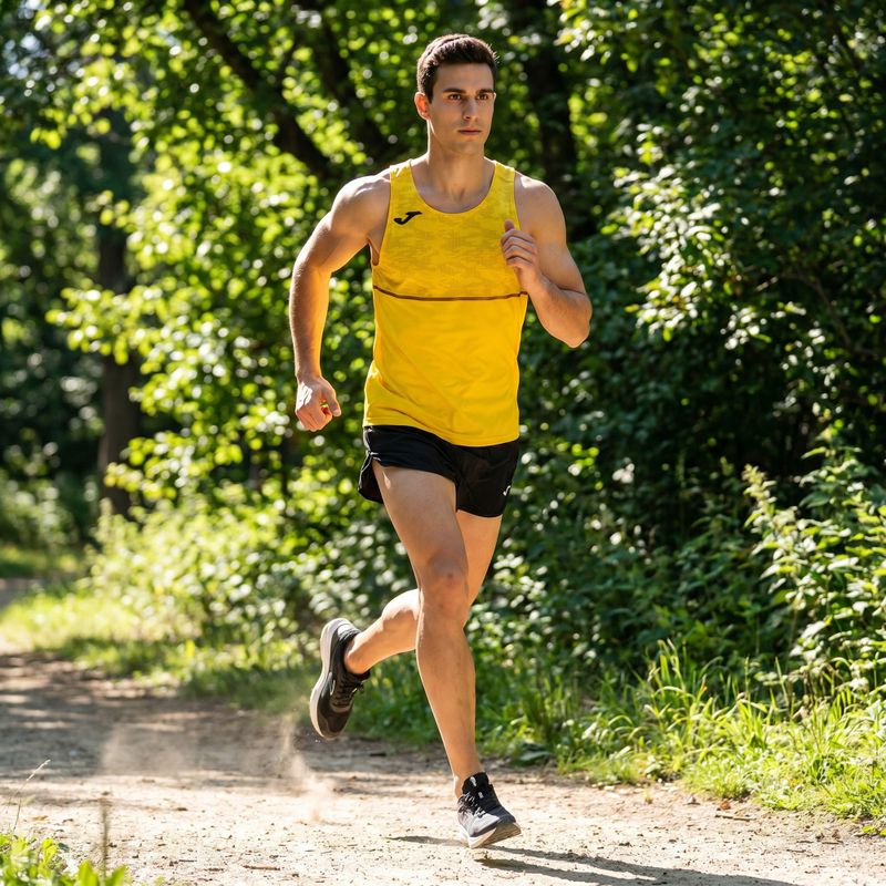 Vyriški bėgimo marškinėliai Joma Record III yellow 7