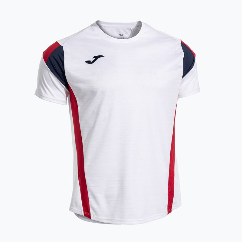 Vyriški marškinėliai Joma Montreal white/red 4