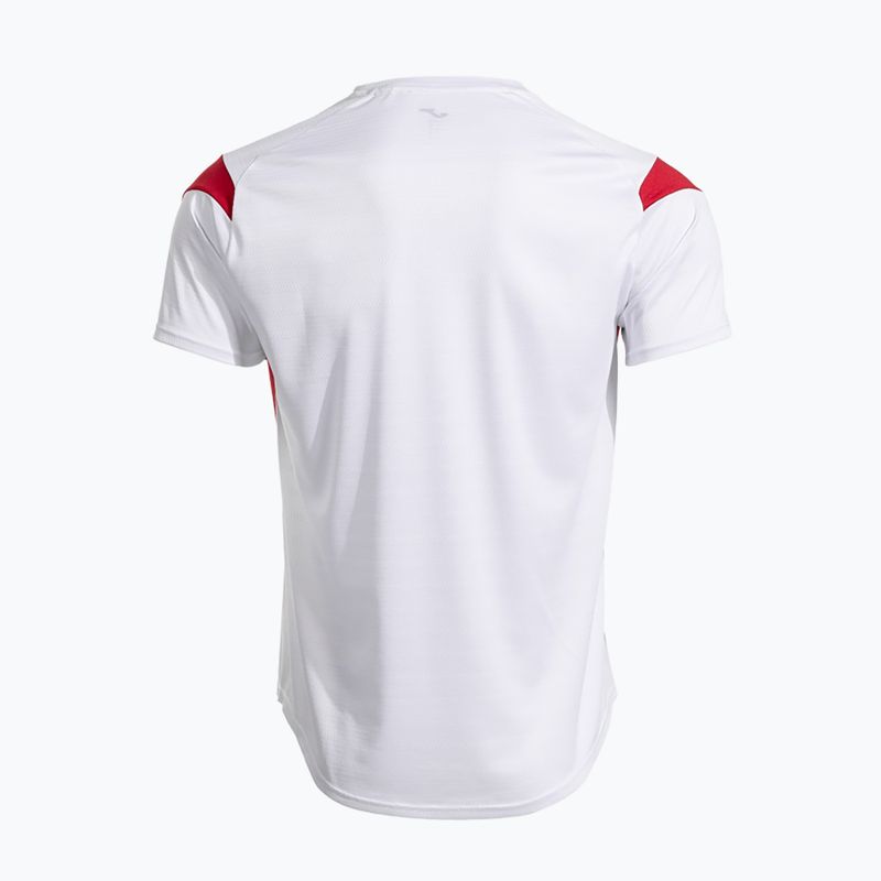 Vyriški marškinėliai Joma Montreal white/red 5