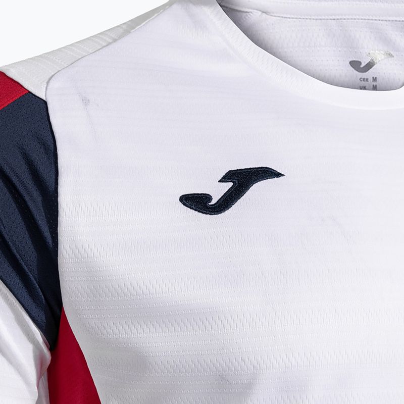 Vyriški marškinėliai Joma Montreal white/red 6