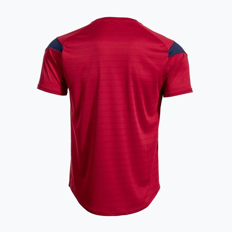 Vyriški marškinėliai Joma Montreal red/dark navy 2