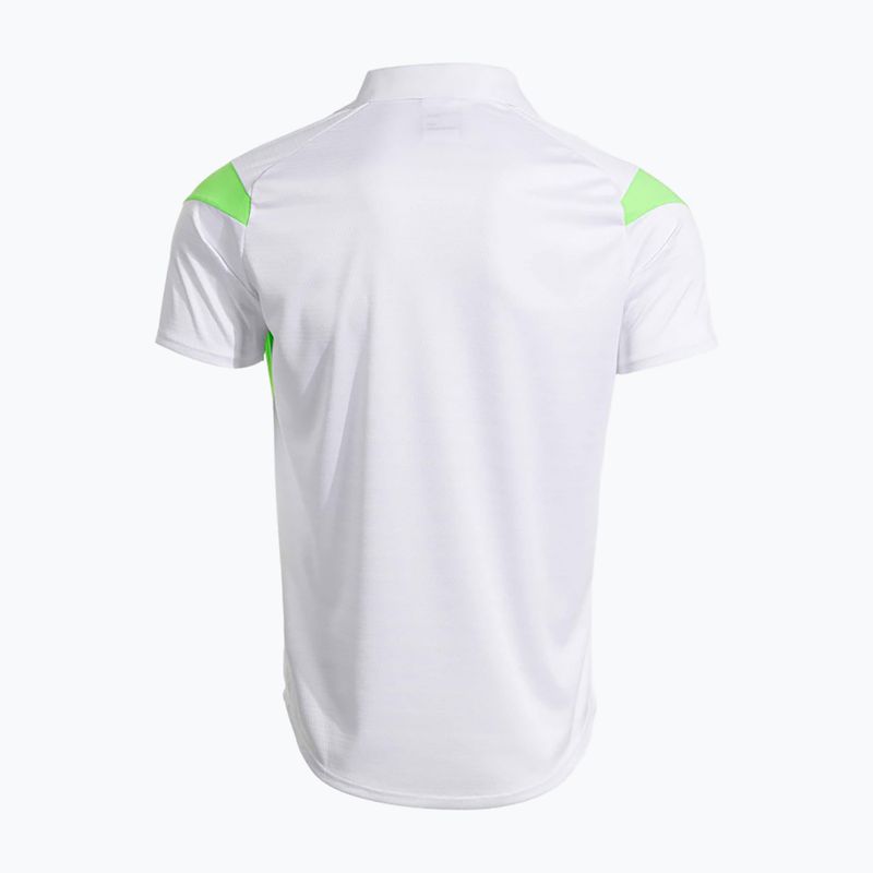 Vyriški teniso marškinėliai Joma Montreal white/fluor green 3