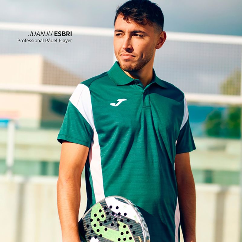 Vyriški marškinėliai Joma Montreal green/pink 3