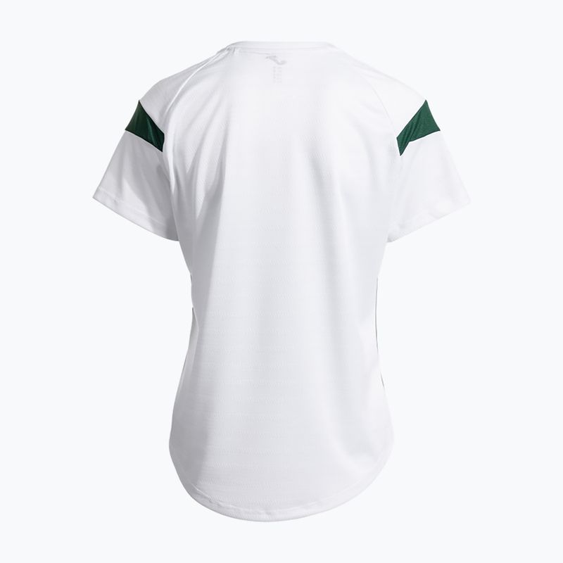 Moteriški teniso marškinėliai  Joma Montreal white/green 3