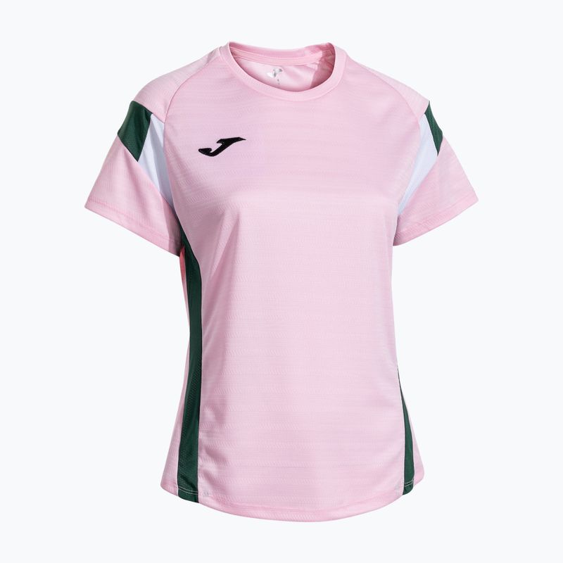 Moteriški teniso marškinėliai  Joma Montreal pink/green 2