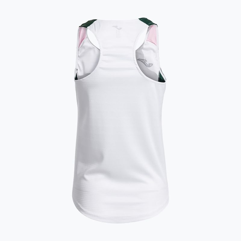 Moteriški teniso marškinėliai  Joma Montreal white/green 2