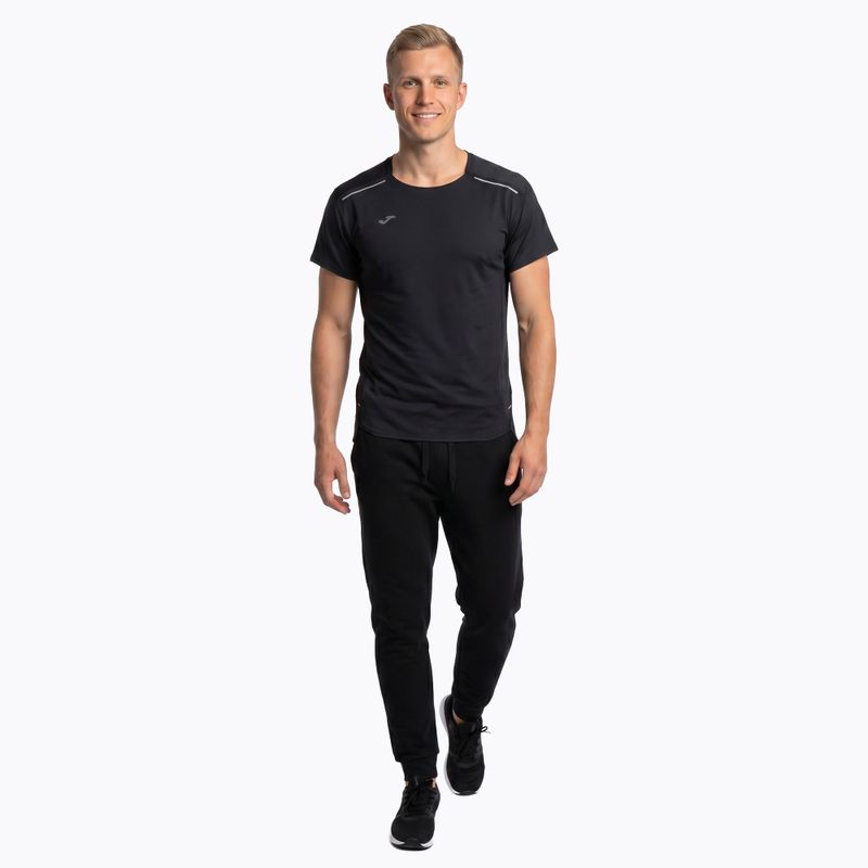 Vyriški bėgimo marškinėliai Joma R-City black 2