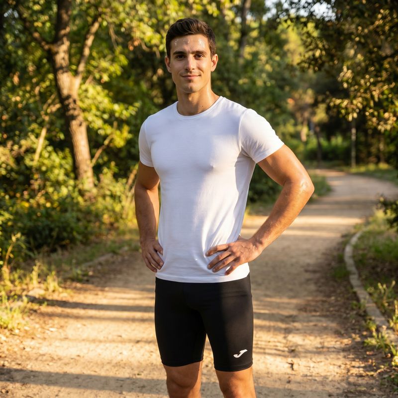 Vyriški bėgimo šortai Joma Record Tights black 11